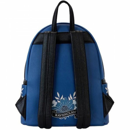 Harry Potter Ravenclaw House Floral Mini Backpack By Loungefly